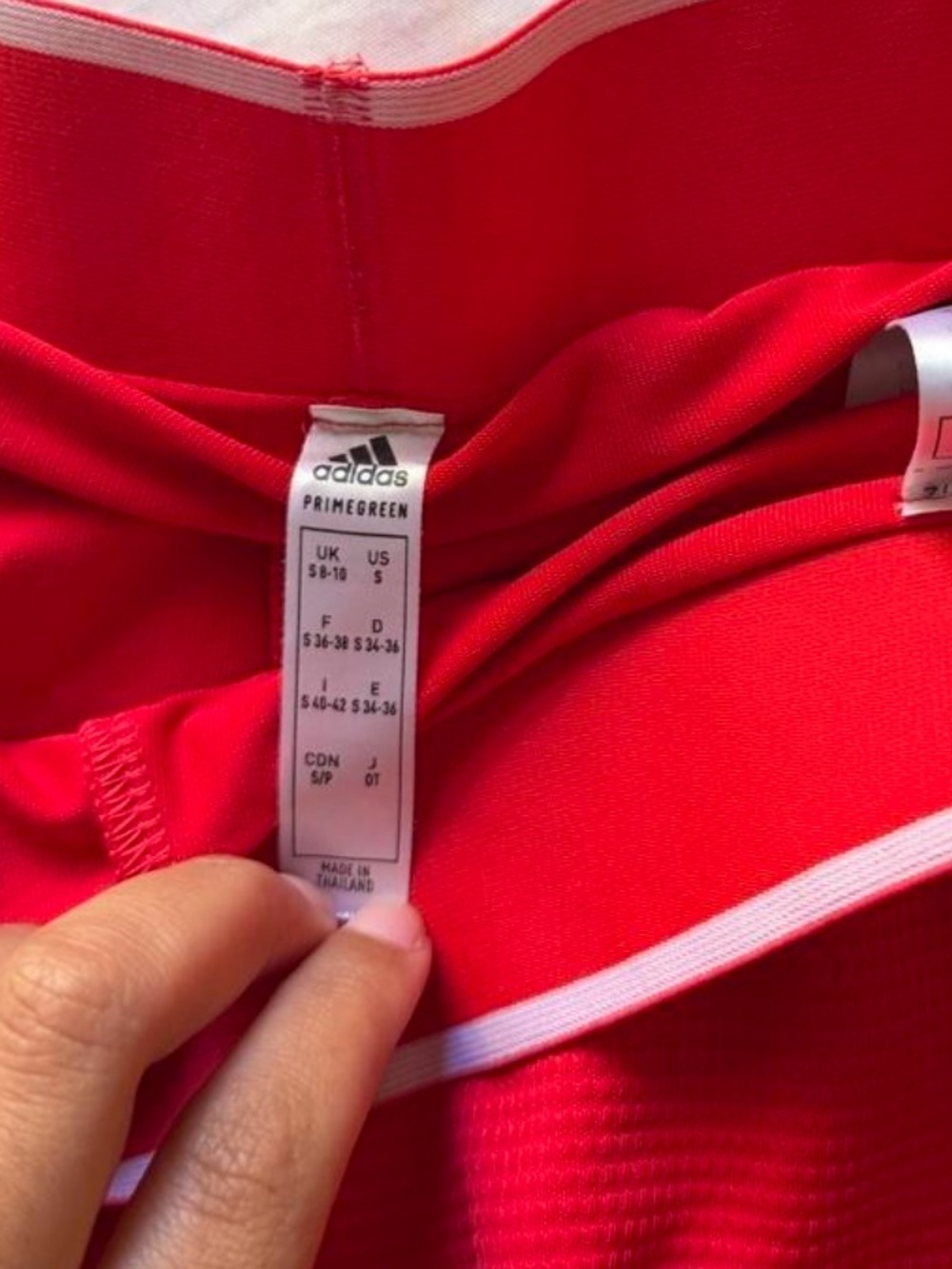 adidas Red Active Tennis Skort - Picture 7 of 10